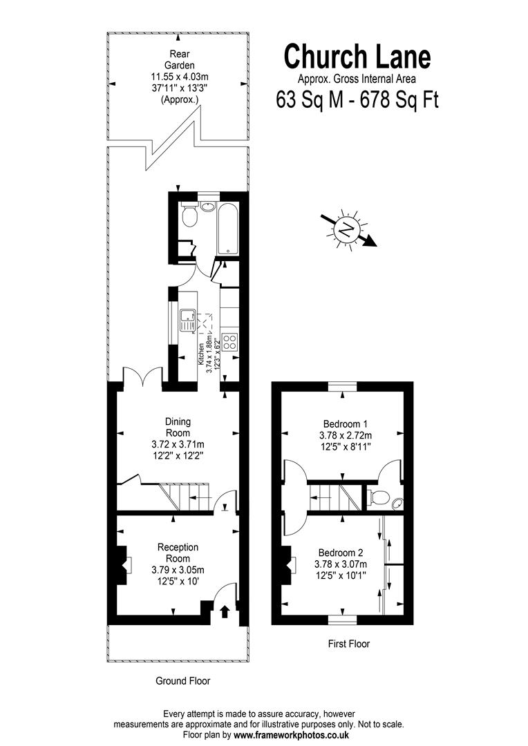 2 Bedrooms End terrace house for sale in Church Lane, Teddington TW11