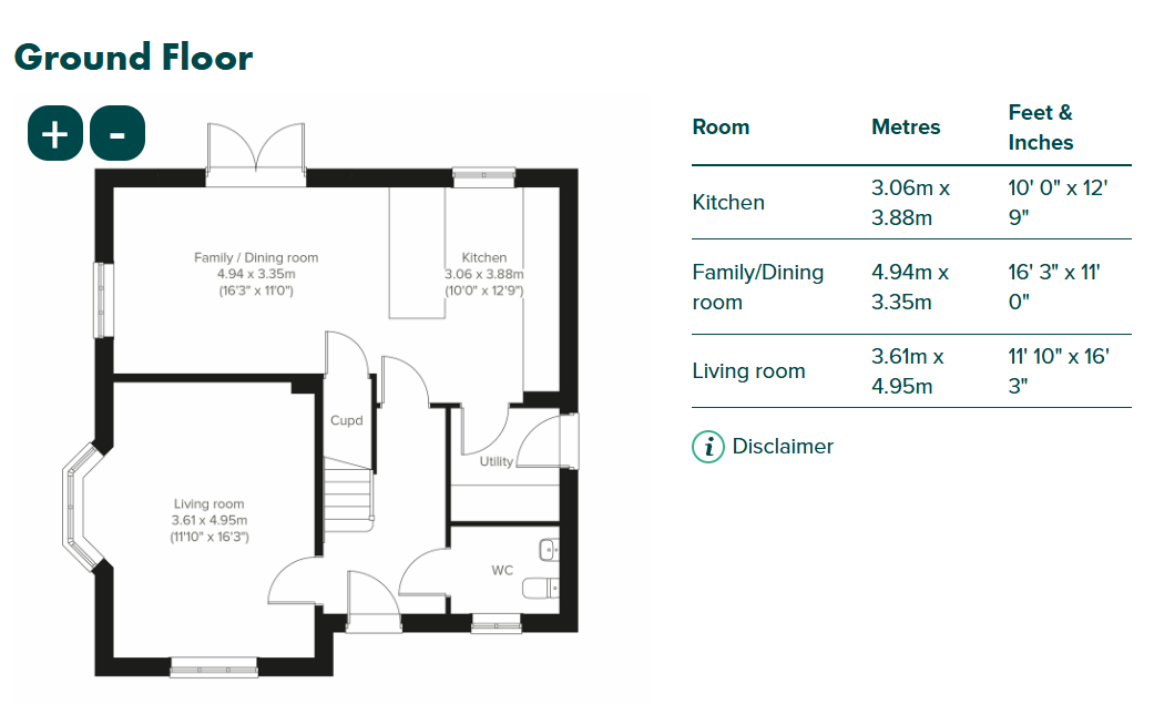 Plot 444 Cherrywood Grange, Exeter floorplan
