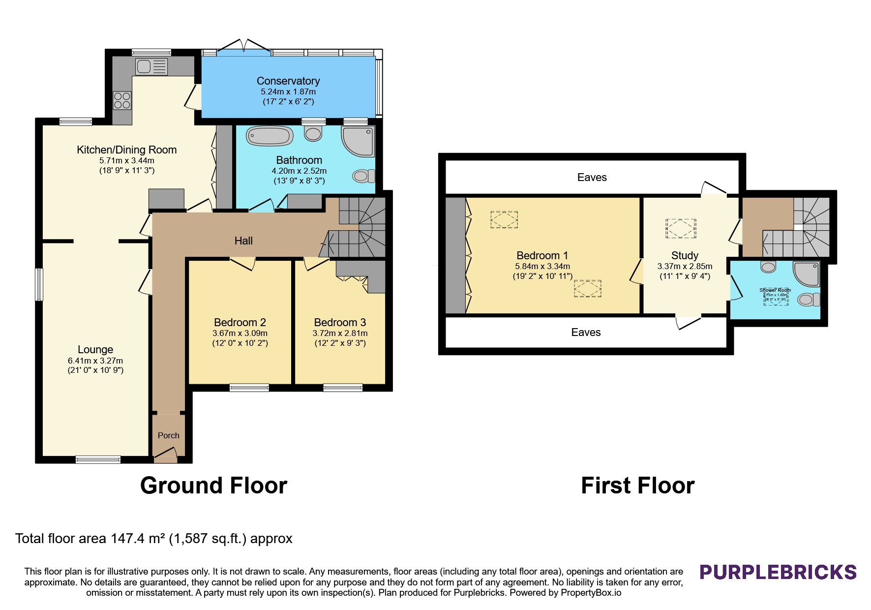 3, Lady Heton Grove, Mirfield floorplan