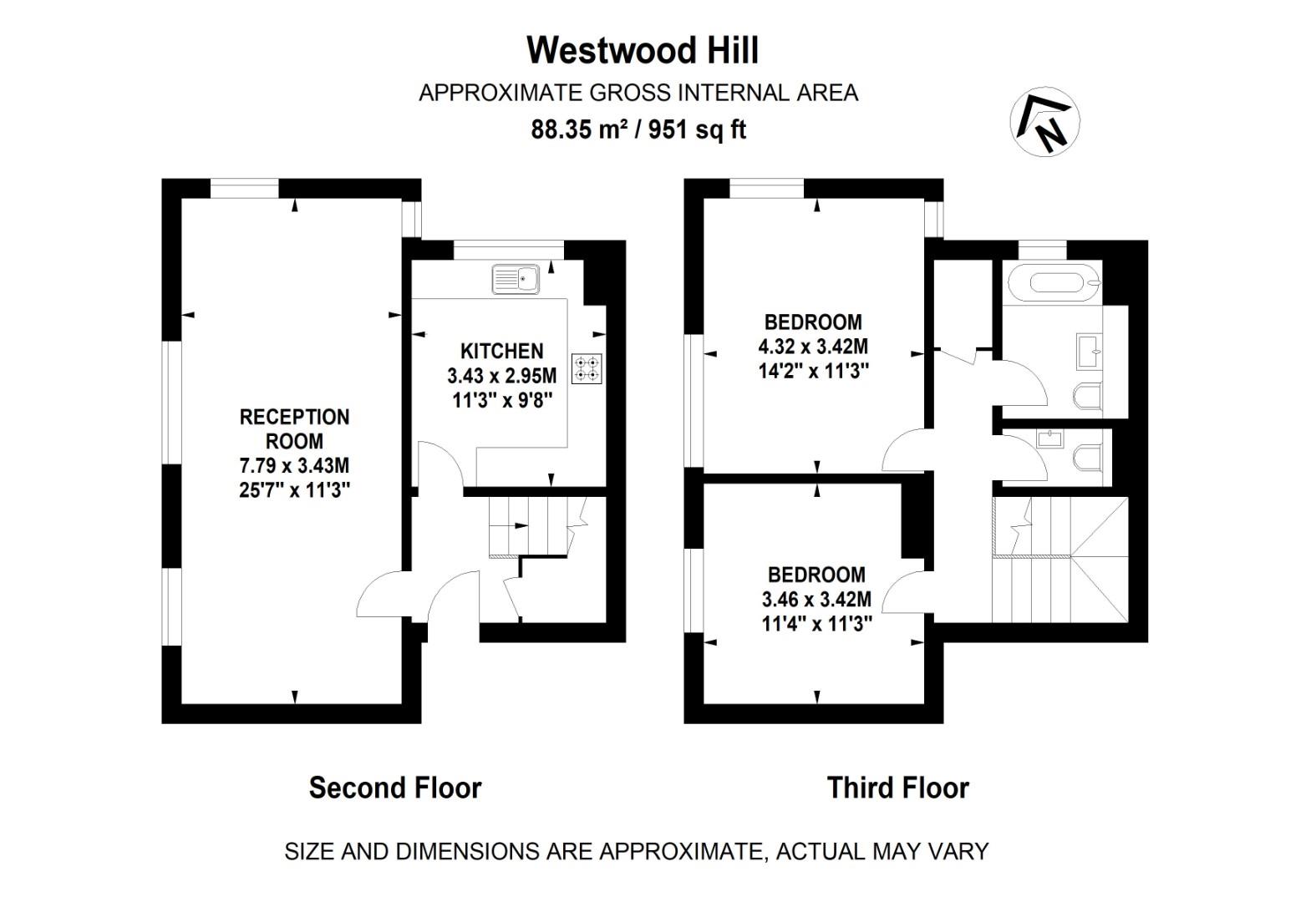 Flat 19, 31a, Westwood Hill, Sydenham floorplan