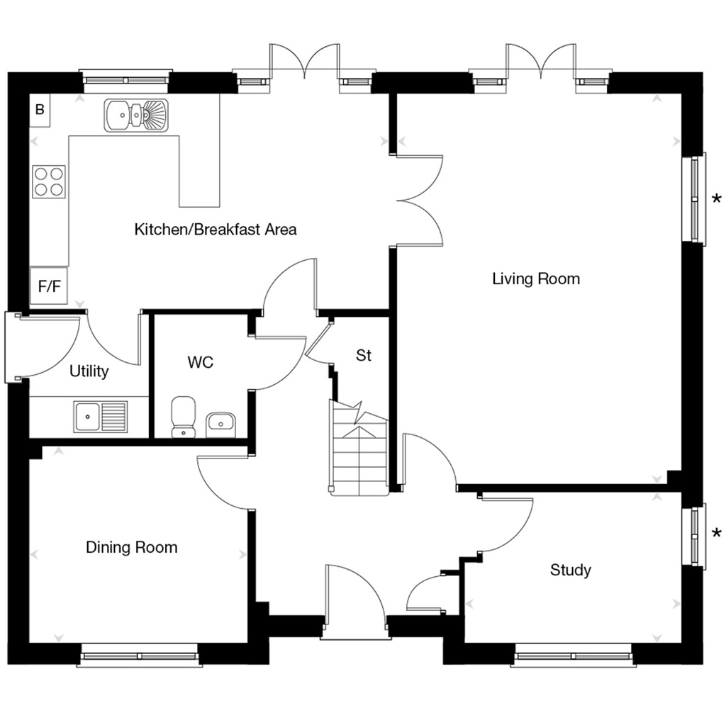 "The Wayford Plot 114" at West Road, Sawbridgeworth CM21, 5 bedroom