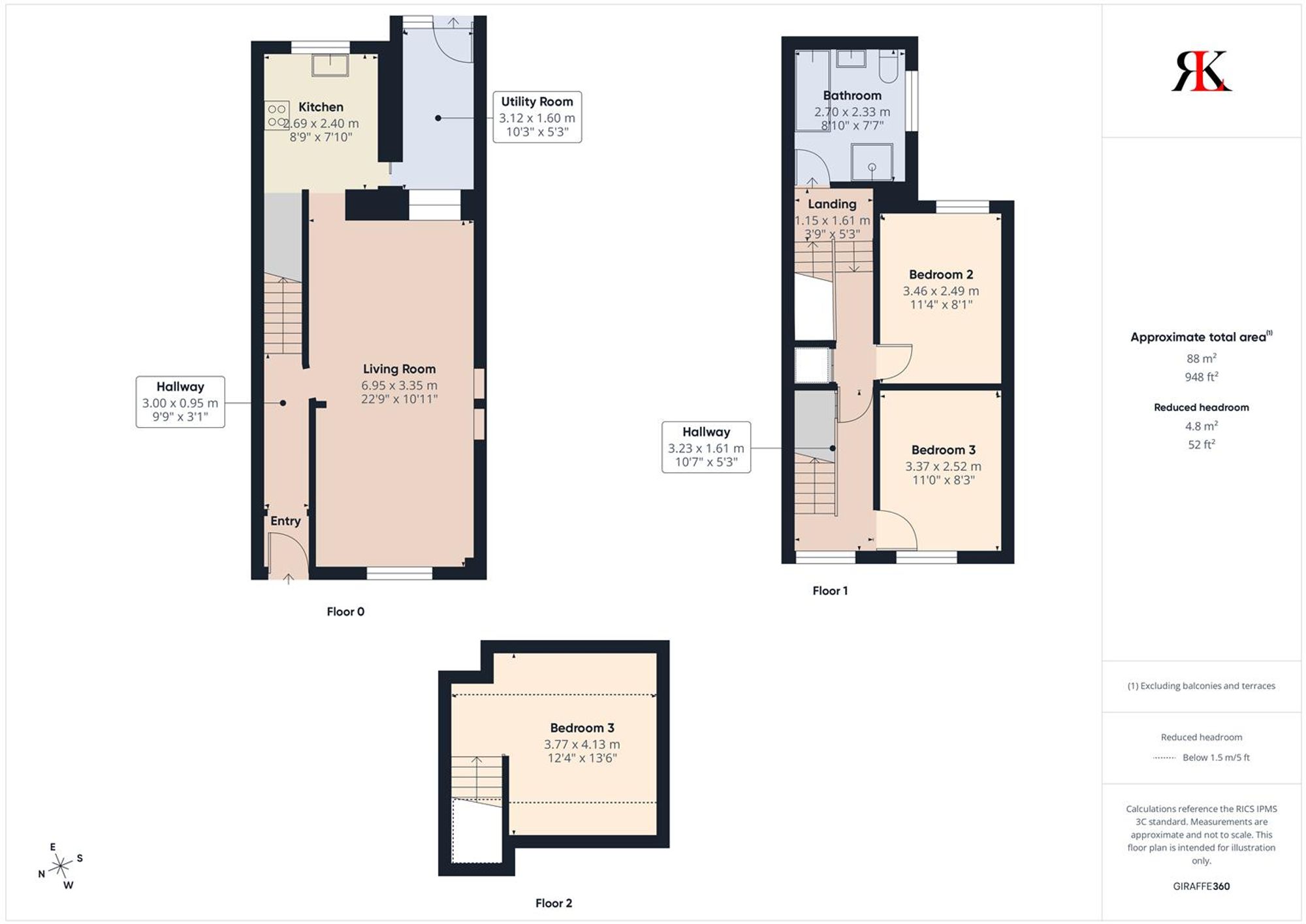 4 George Street, Milford Haven floorplan