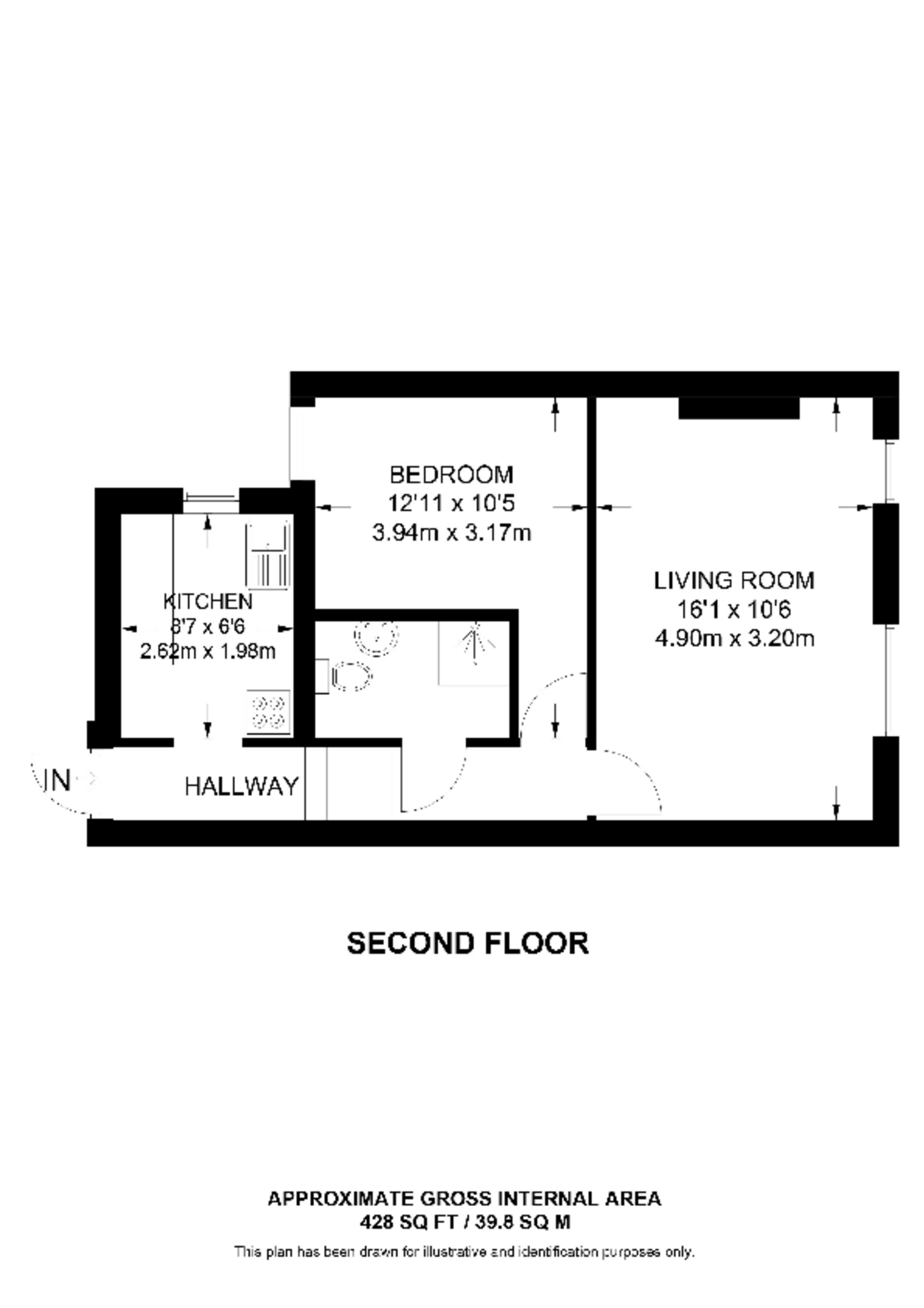 Hampden Road, Turnpike Lane floorplan