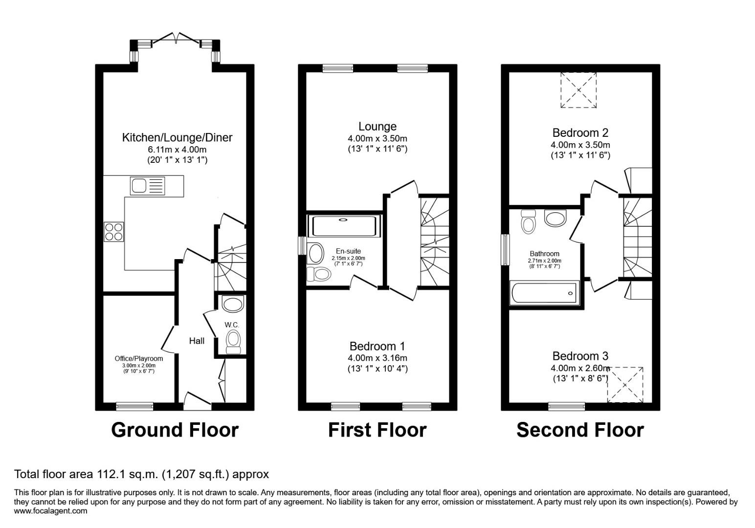 40, Oak Dene Way, Rotherham floorplan