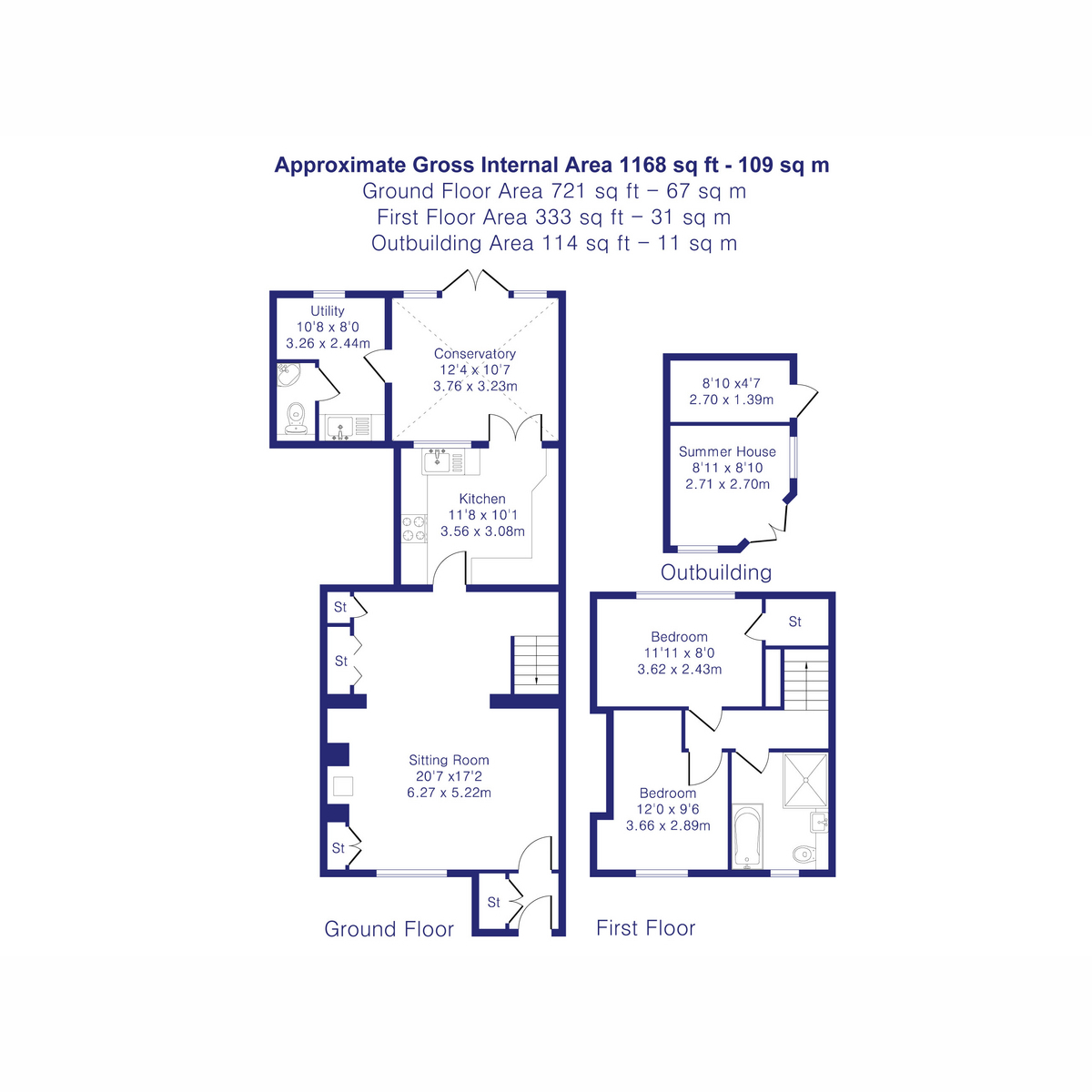 5, Lawn Hill, Edgecott floorplan