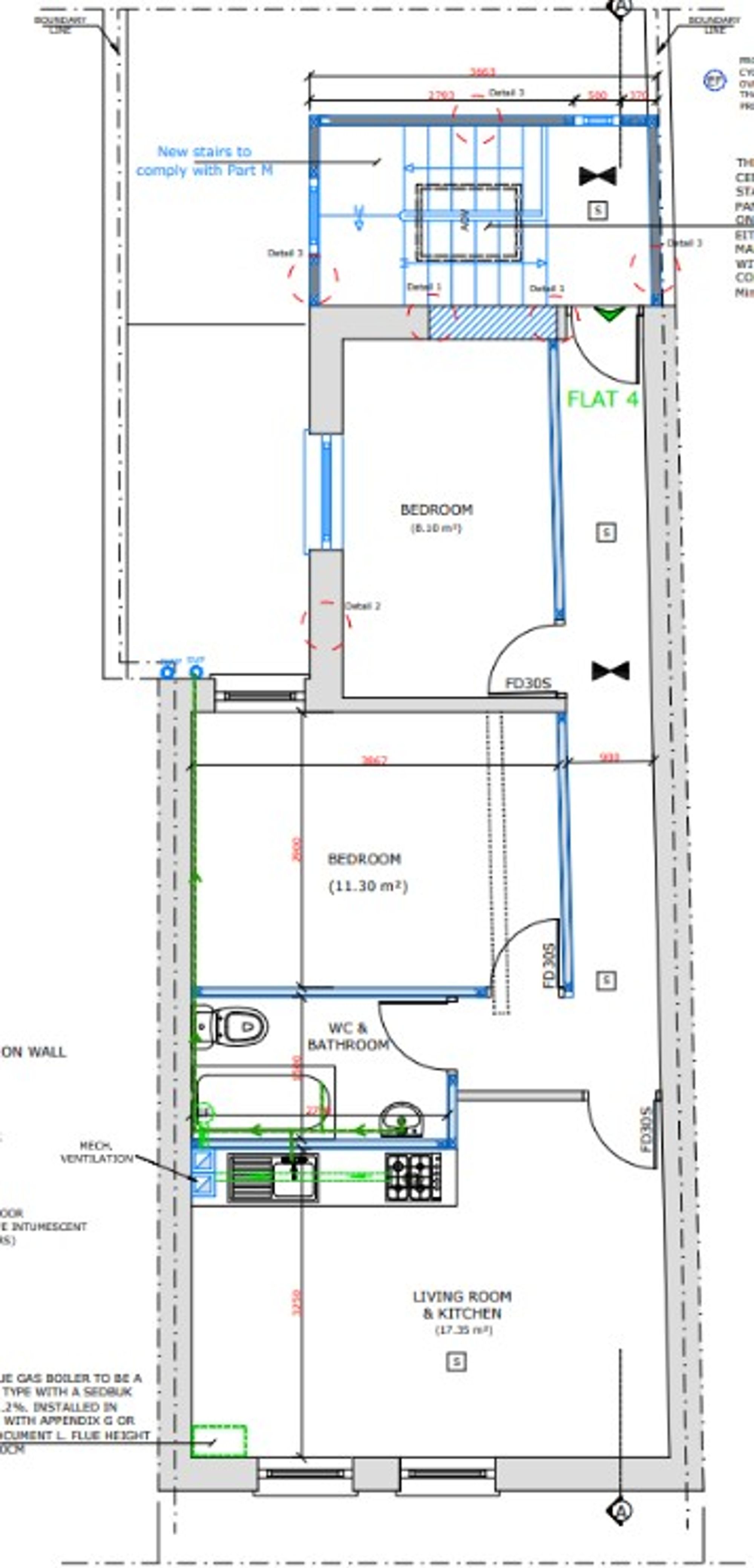 Flat 4, 281 Walworth Road, London floorplan