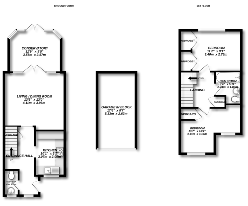19, Lyndsey Close, Hampshire floorplan