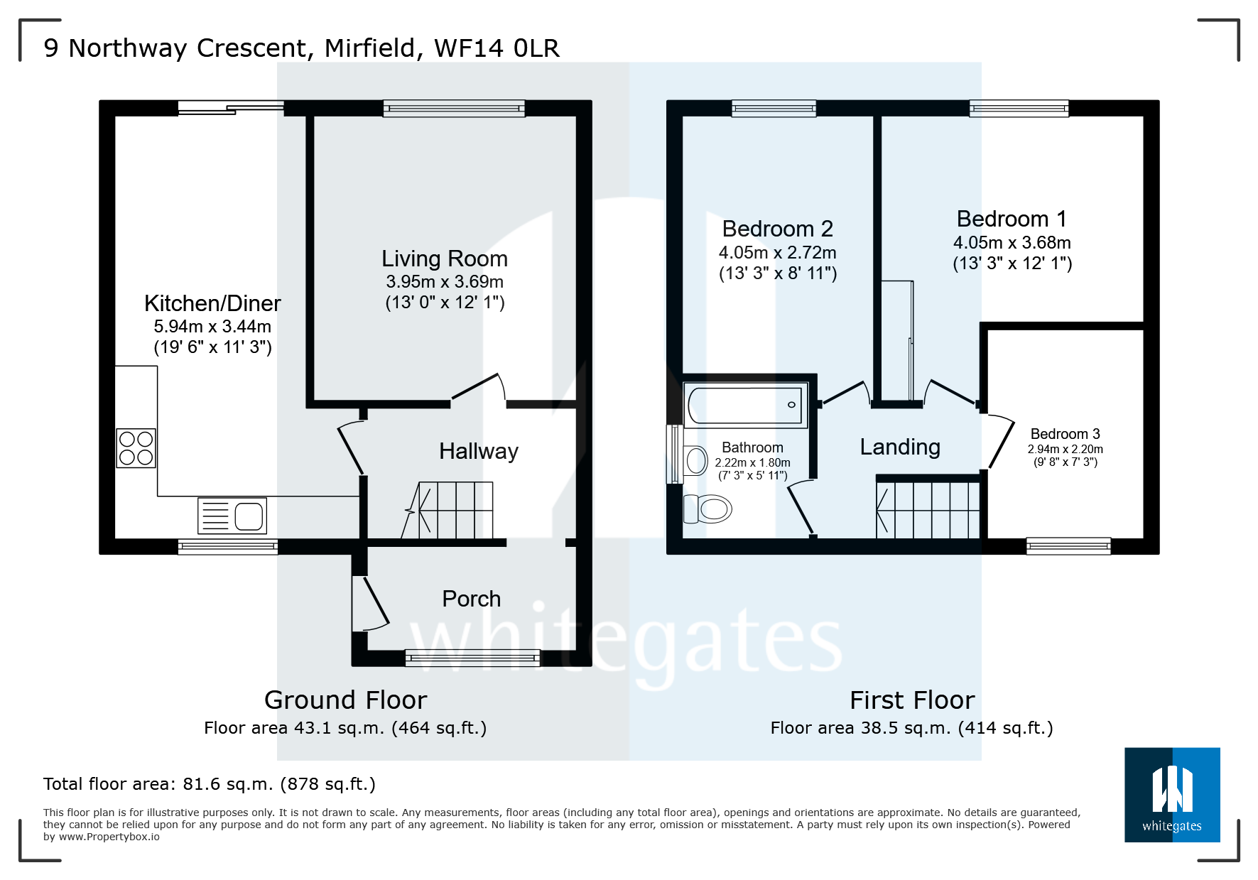 9, Northway Crescent, Mirfield floorplan