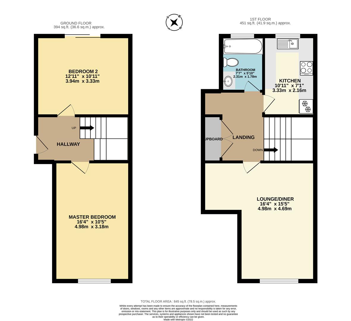 Cockington Lane, Preston TQ3, 2 bedroom terraced house for sale
