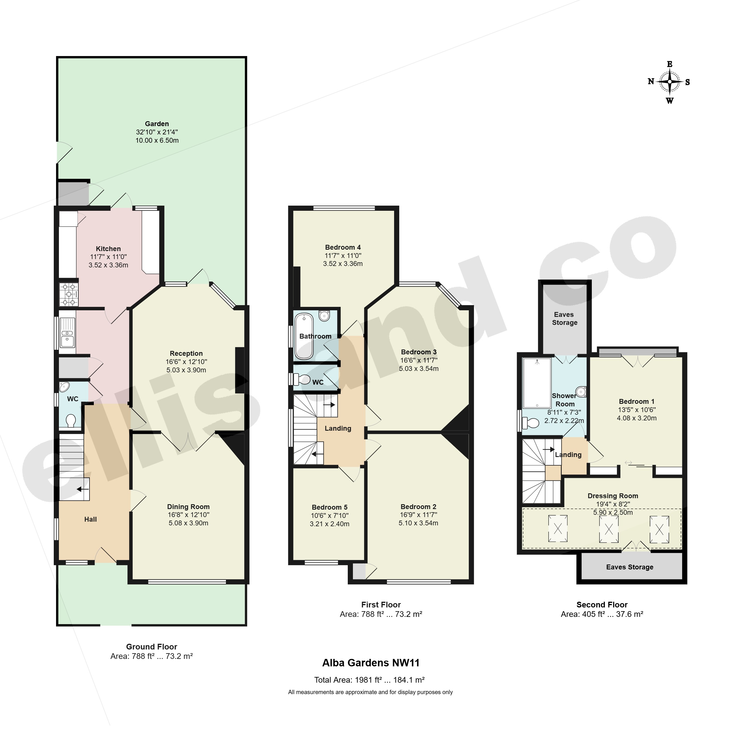 12, Alba Gardens, Golders Green floorplan
