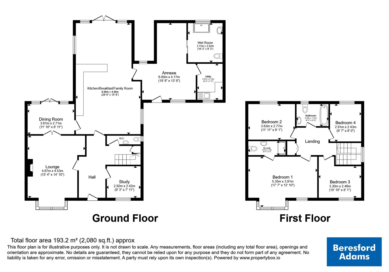 4, Pendragon Court, Wrexham floorplan