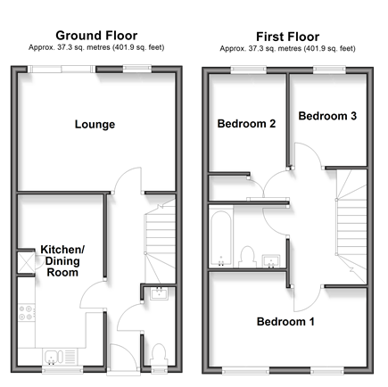4, The Old Smithy, Freshwater floorplan