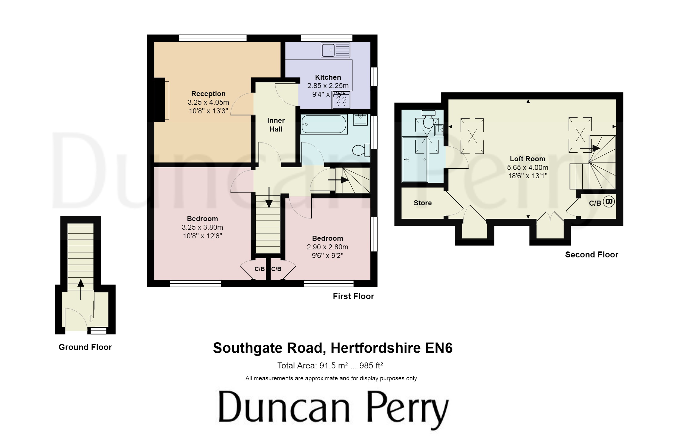 2 Bedrooms Maisonette to rent in Southgate Road, Potters Bar EN6