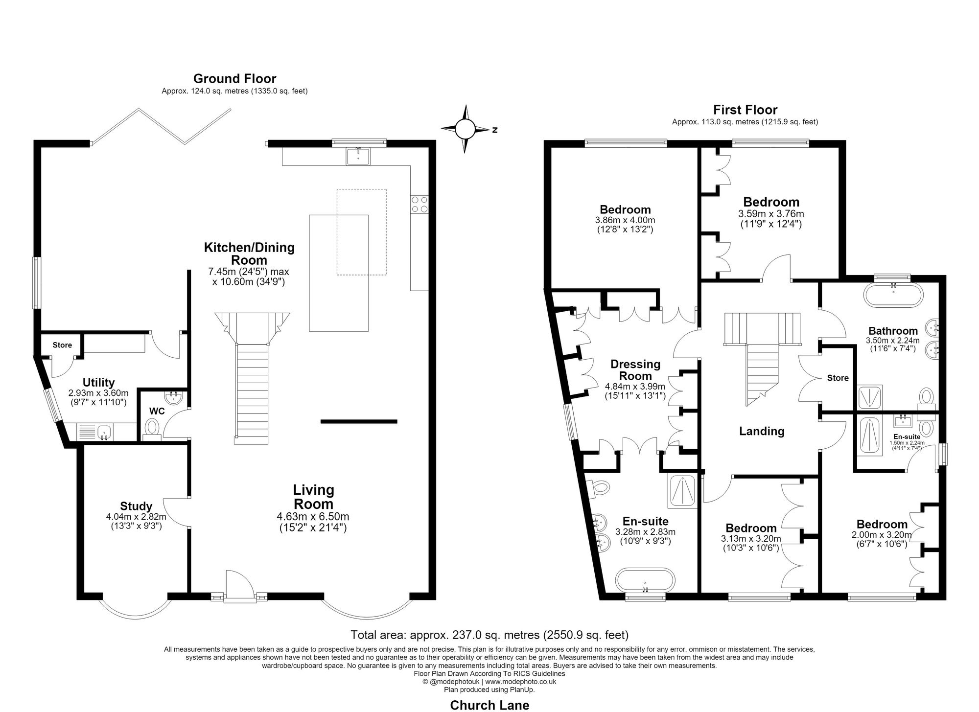86 Church Lane, Upminster floorplan