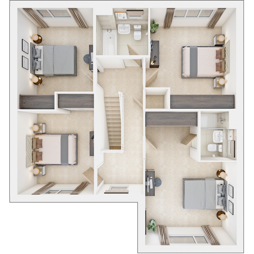The Kitham - Plot 231, Netherton Grange, St Mary's Grove, Nailsea floorplan