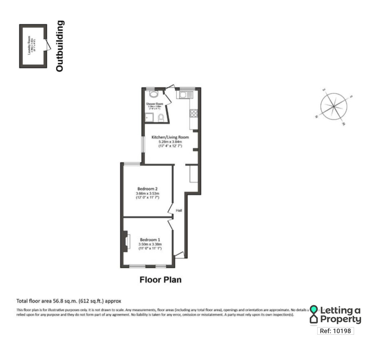 55, Crimsworth Road, London floorplan