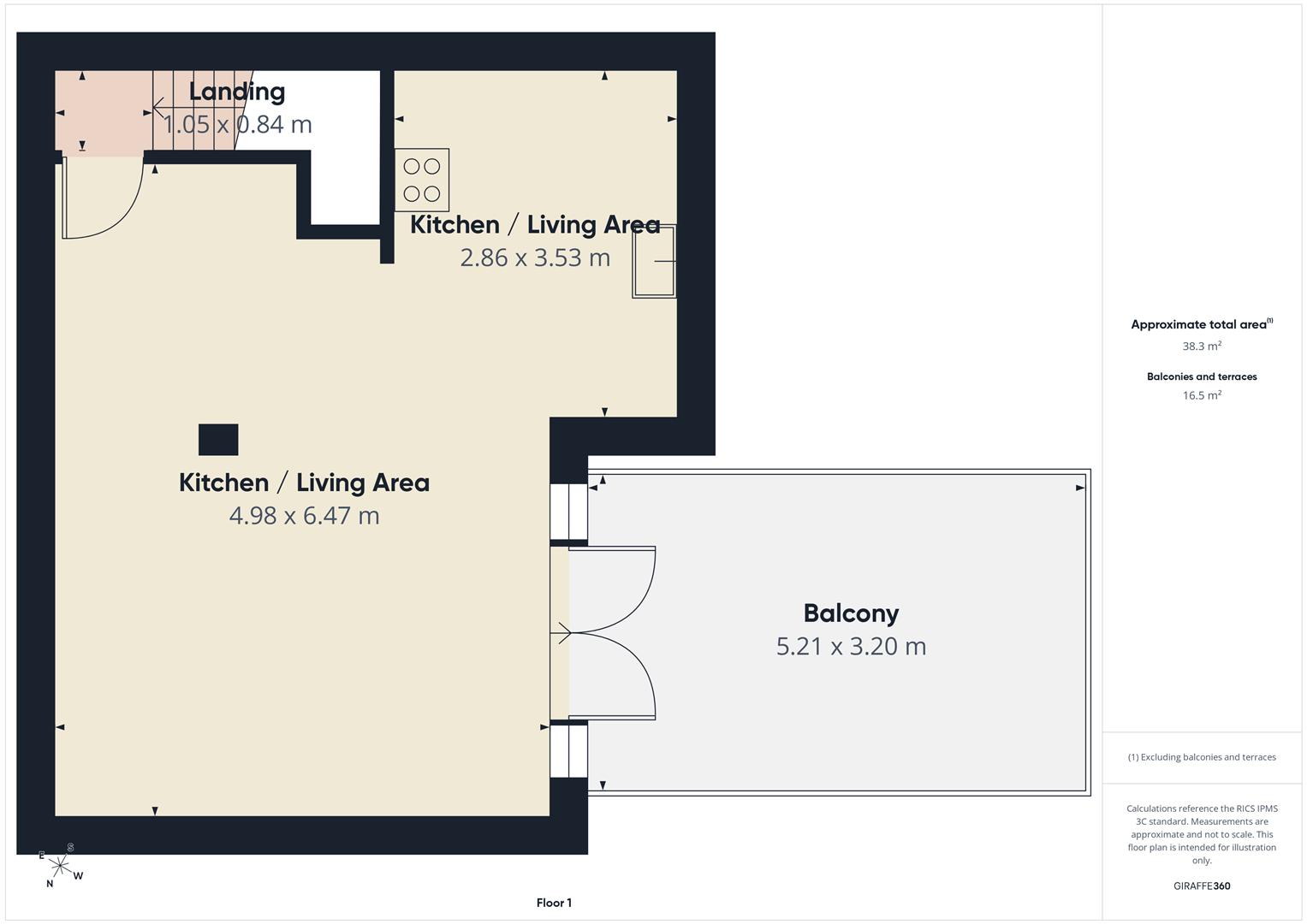Apartment 110, East Float Quay, Birkenhead floorplan