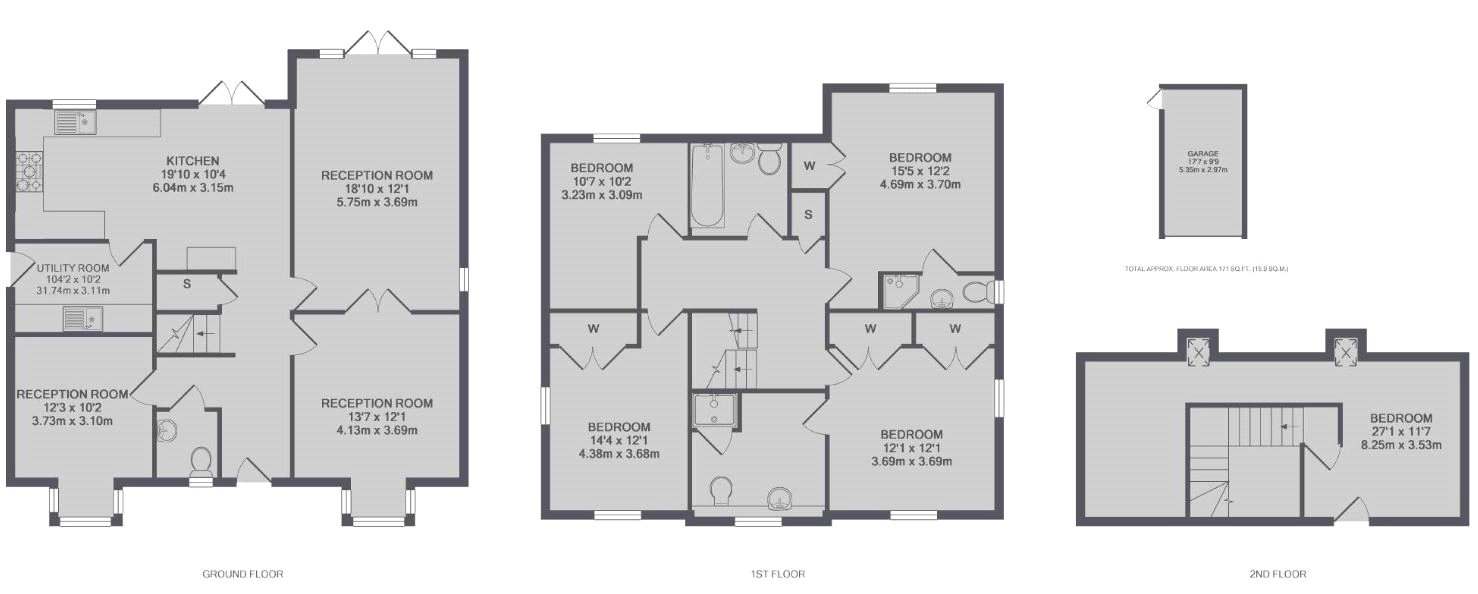 Hurst Road, East Molesey, Surrey KT8, 5 bedroom detached house to rent