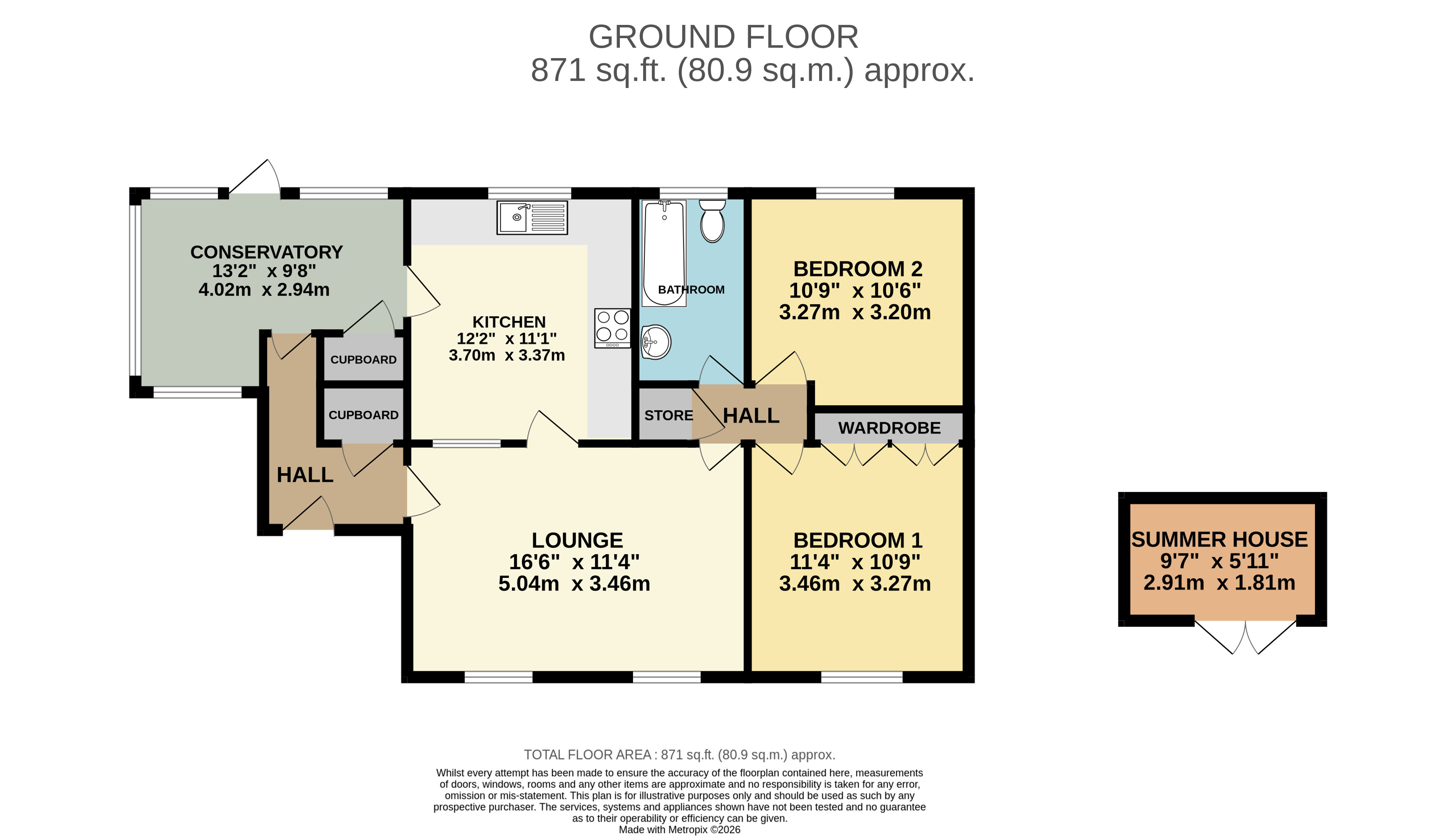 4, Rickards Green, Bideford floorplan