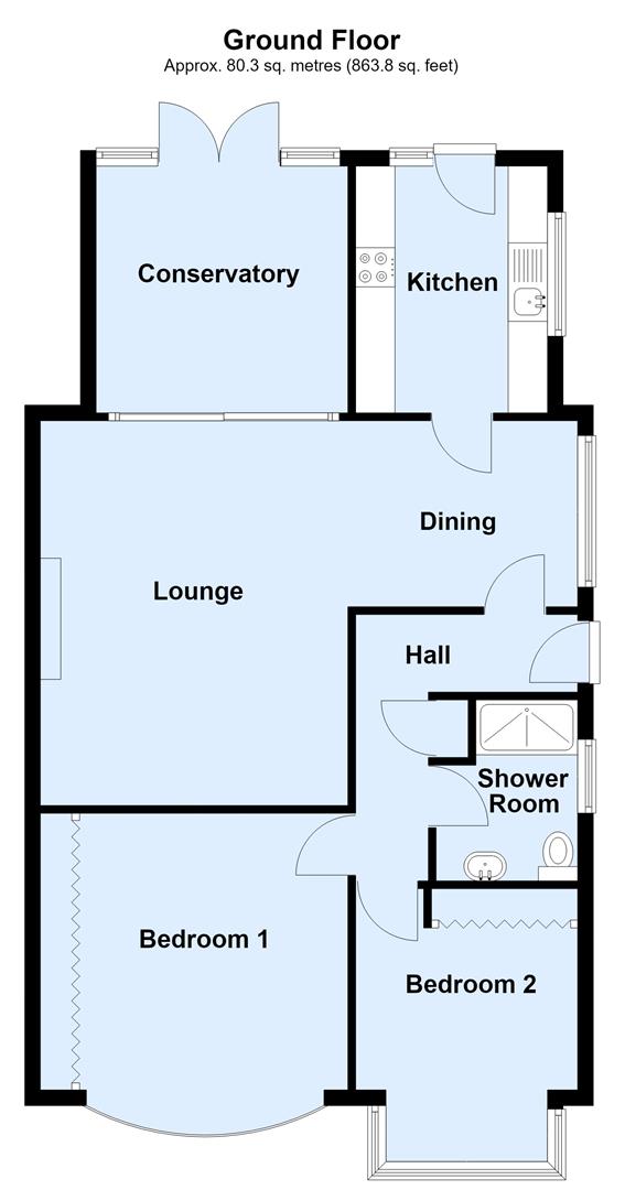 115, High Moor Crescent, Leeds floorplan