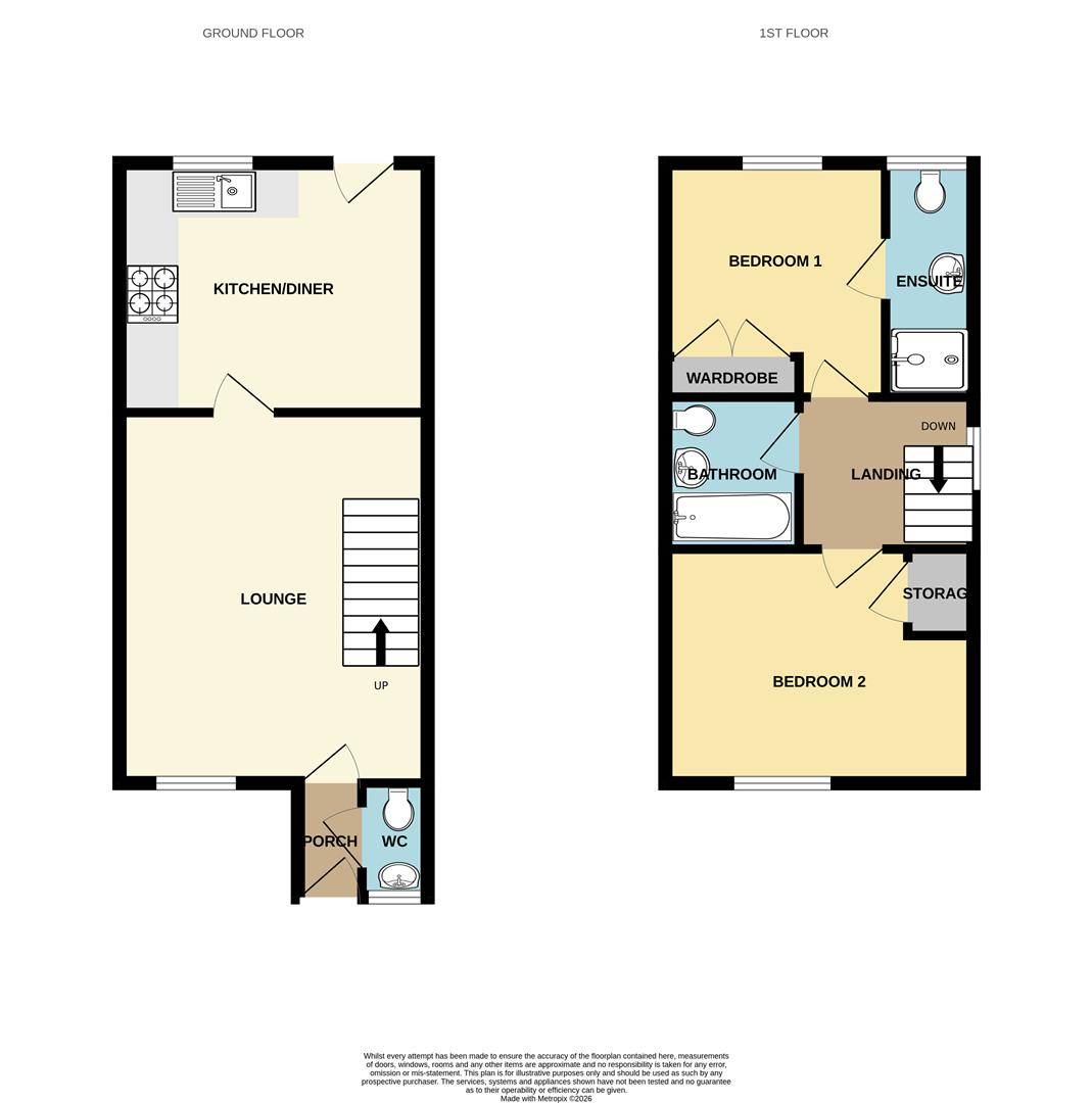 123, Malkin Drive, Harlow floorplan