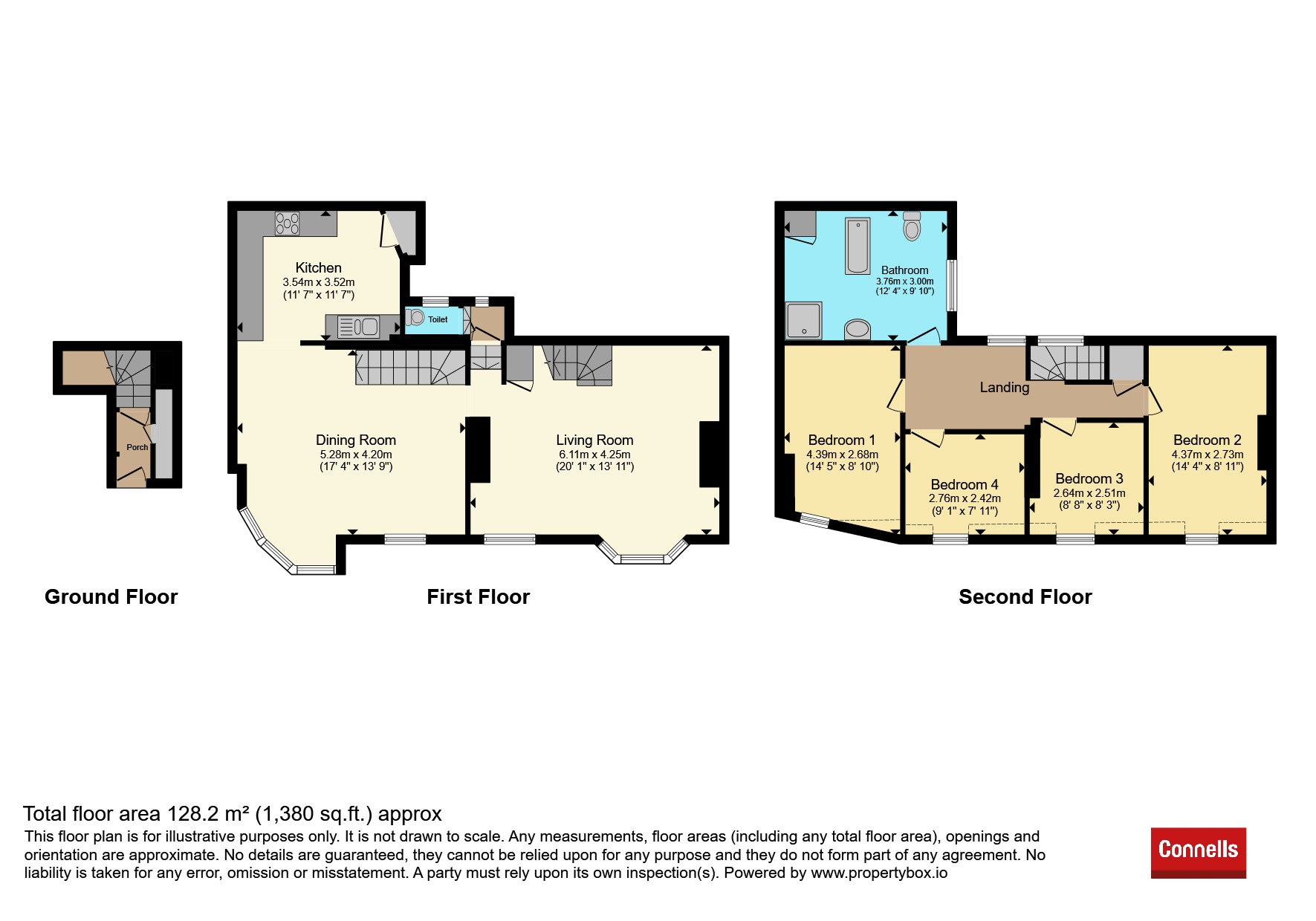 6-7, Coburg Place, Weymouth floorplan