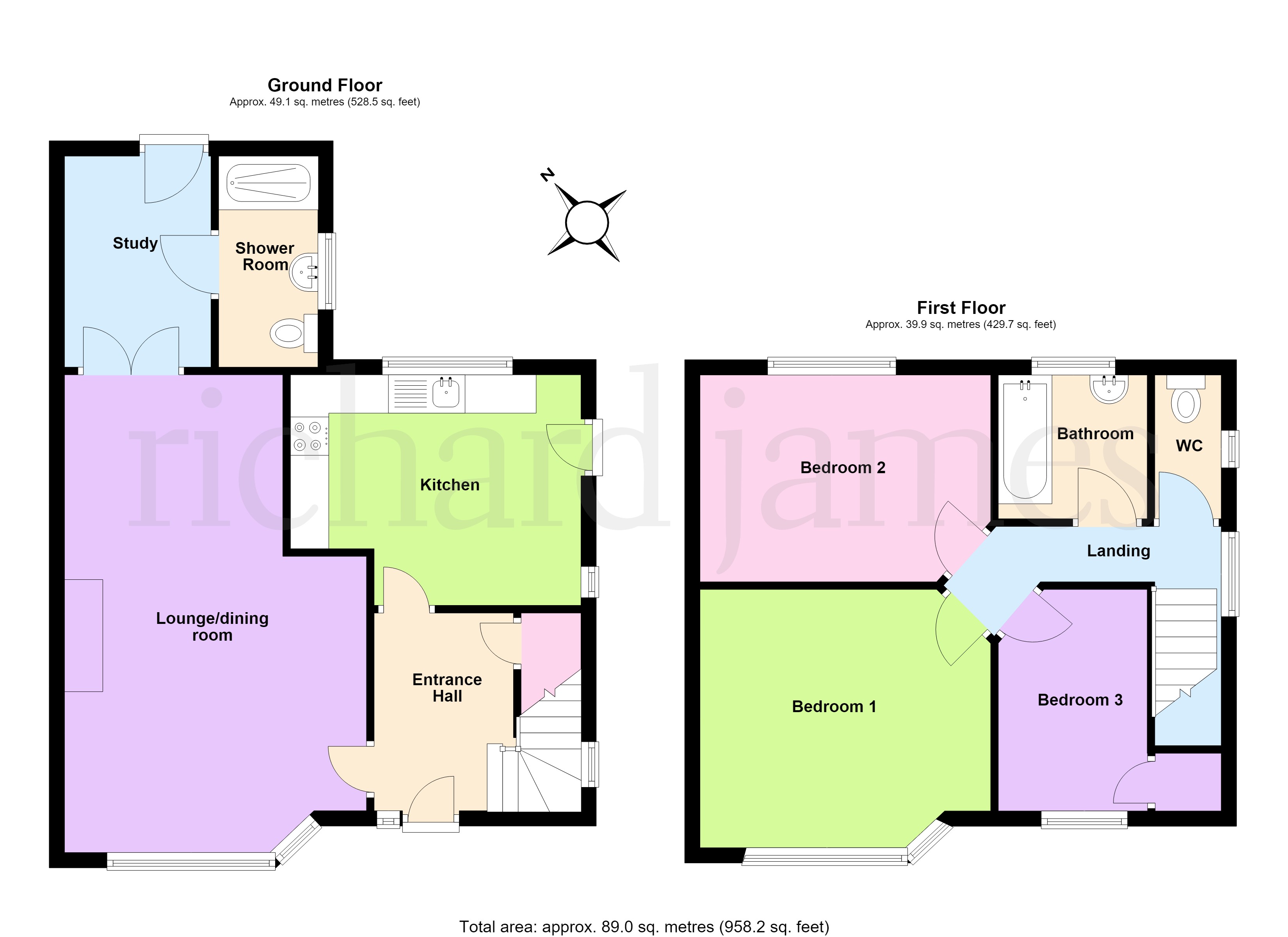 22, The Pyghtle, Wellingborough floorplan