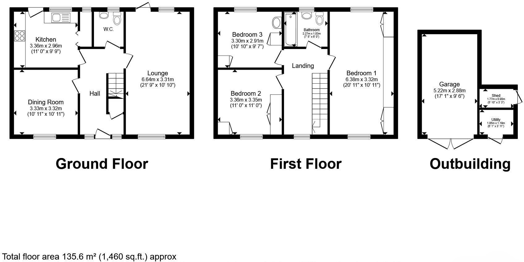 Denbigh Gardens, Southampton floorplan