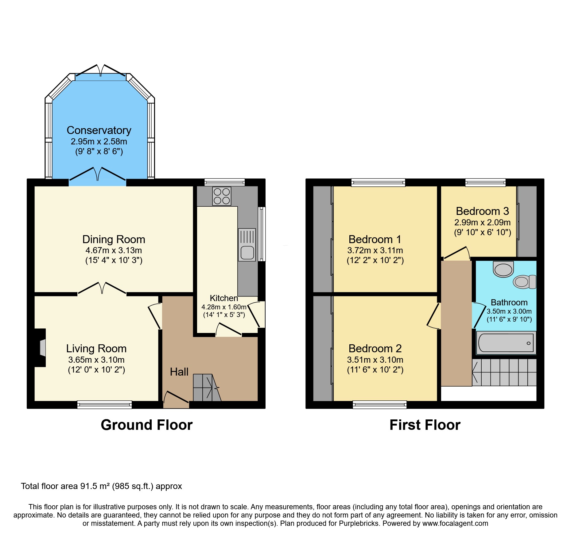 45, Barnsley Road, Barnsley floorplan