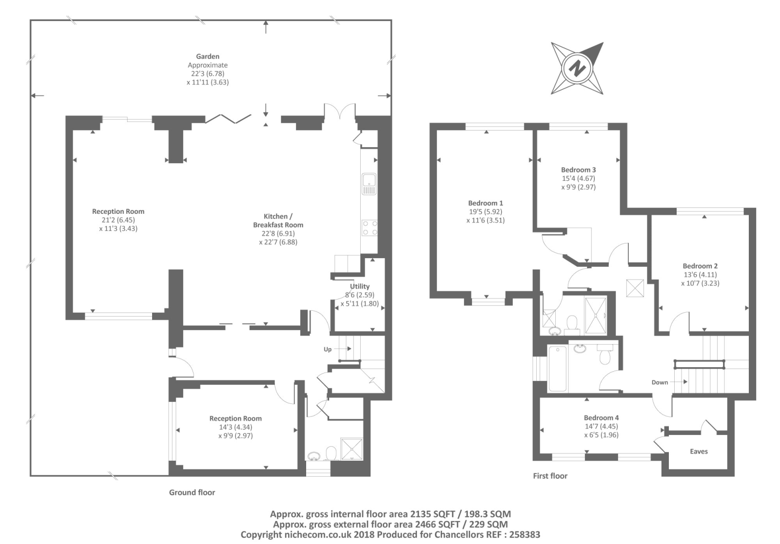 4 Bedrooms Semi-detached house to rent in Hermitage Gardens, London NW2,