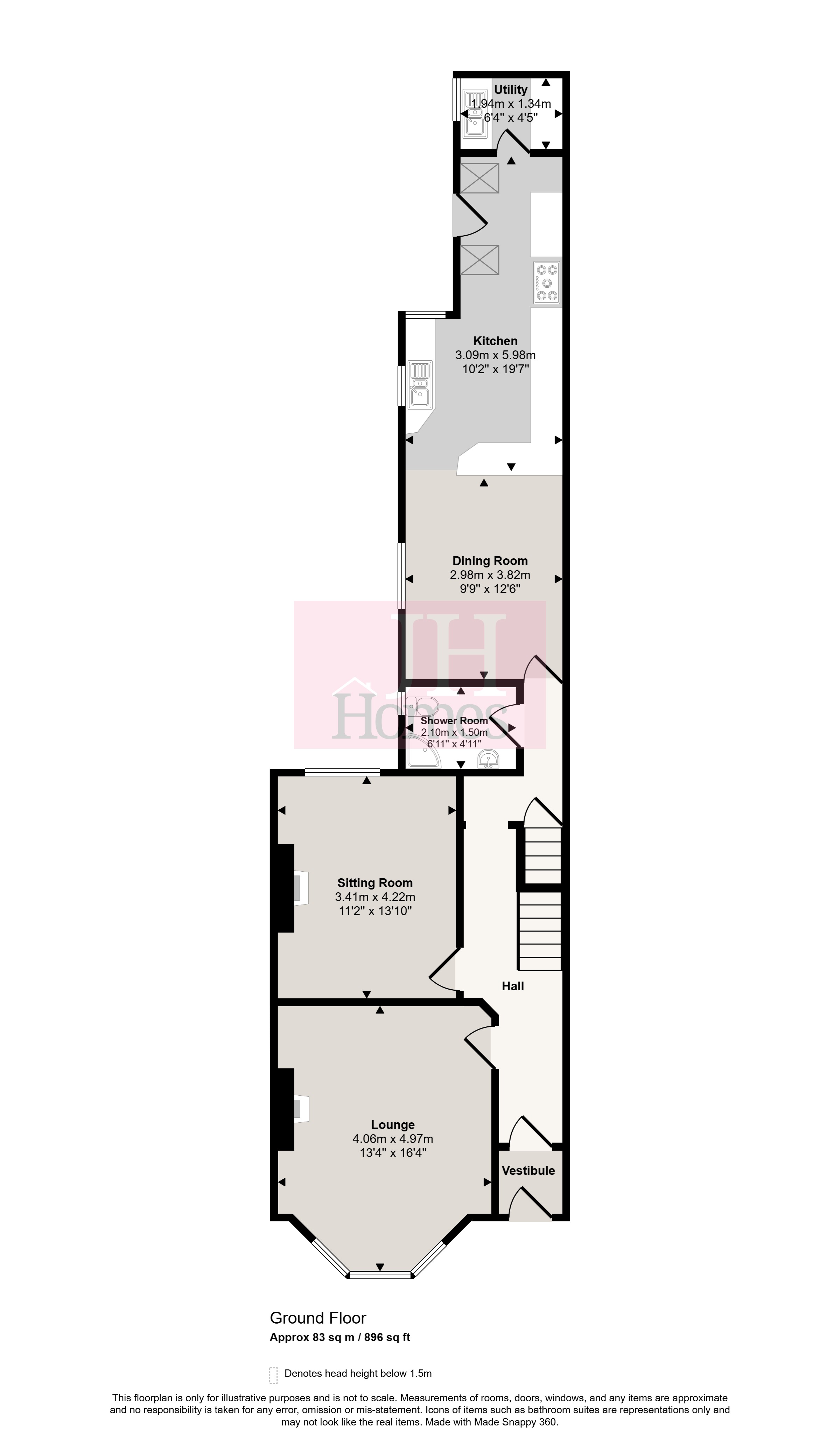 11, Braddyll Terrace, Ulverston floorplan