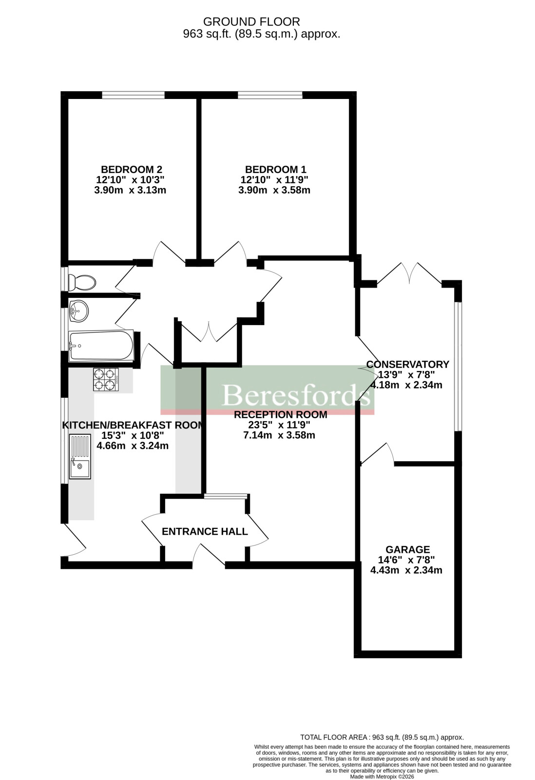 11, Bramston Close, Essex floorplan