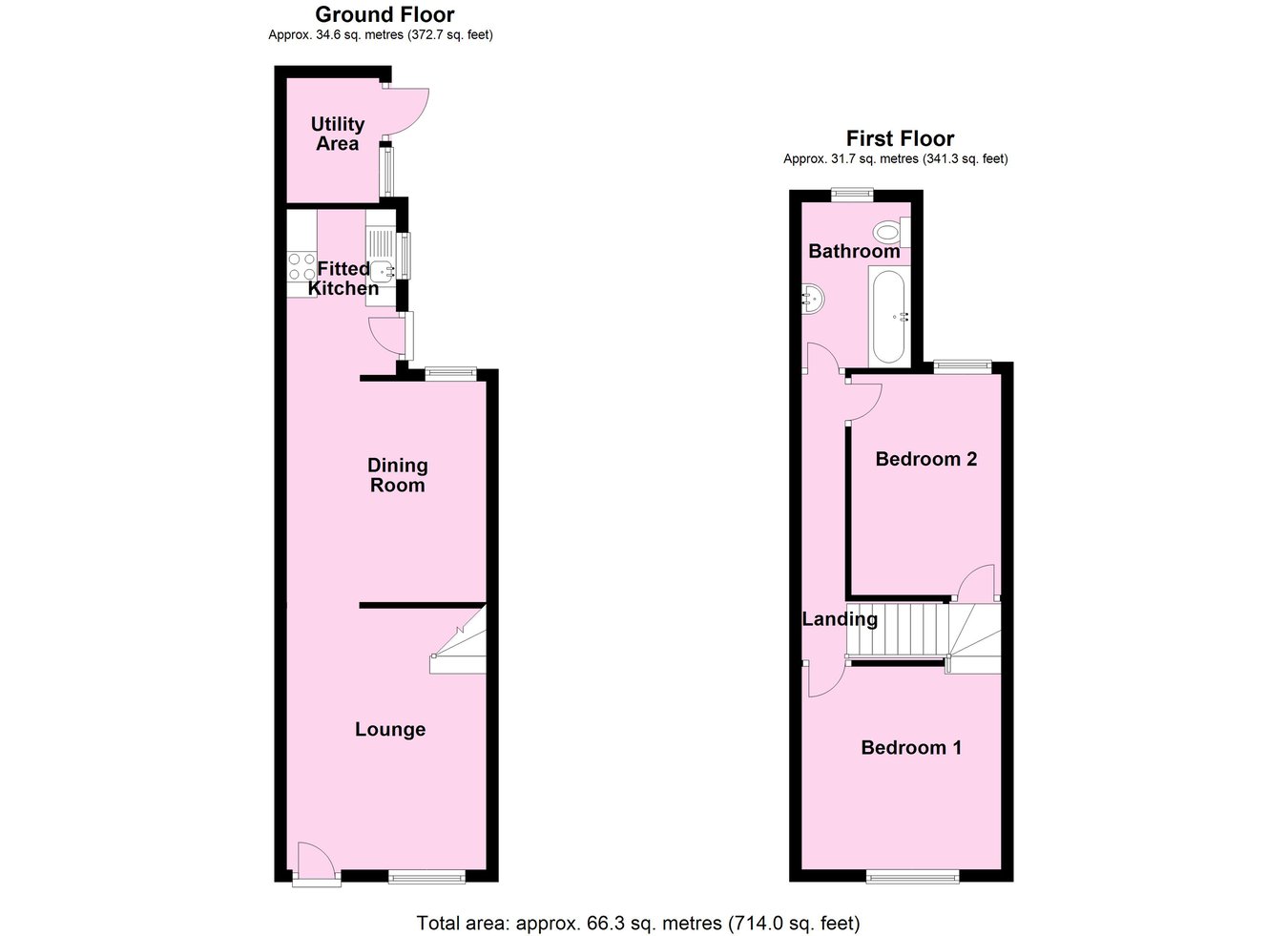 Leicester Road, Broughton Astley. floorplan