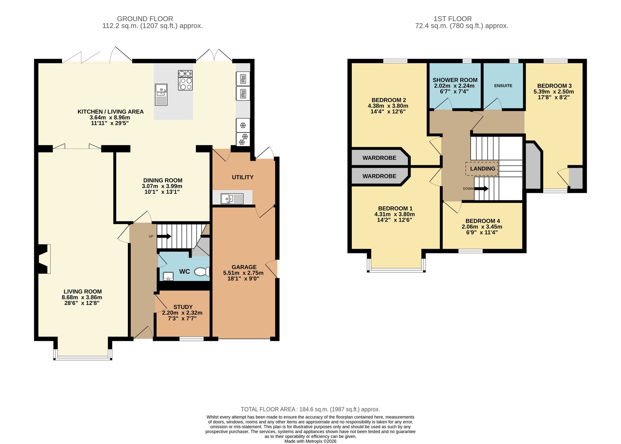 19 Dukes Drive, Chesterfield floorplan