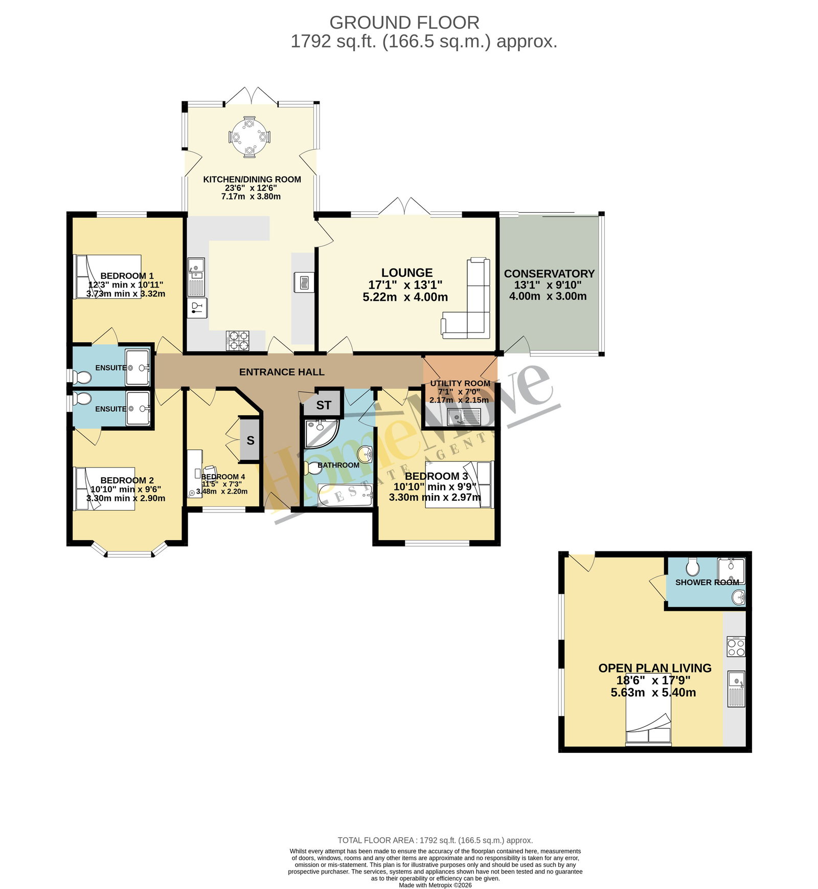 20, Wickenby Way, Skegness floorplan