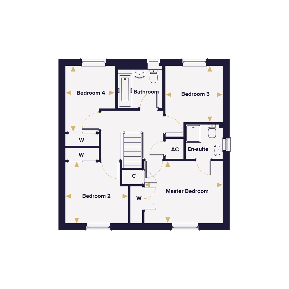 Plot 42 Hinton, Chediston Place,, Roman Way, Suffolk floorplan