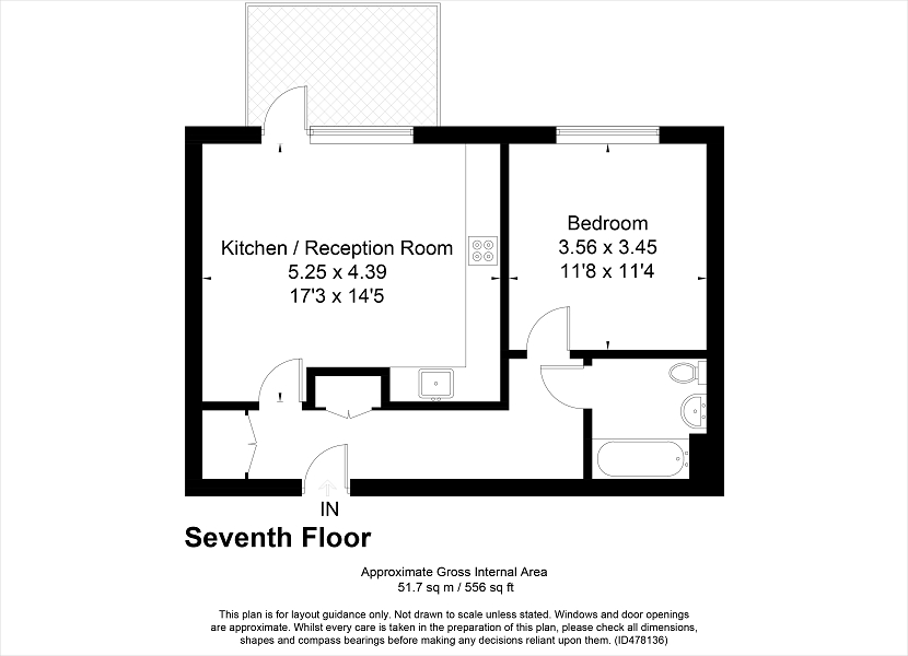 1 Bedrooms Flat for sale in Prize Walk, Stratford, London. E20