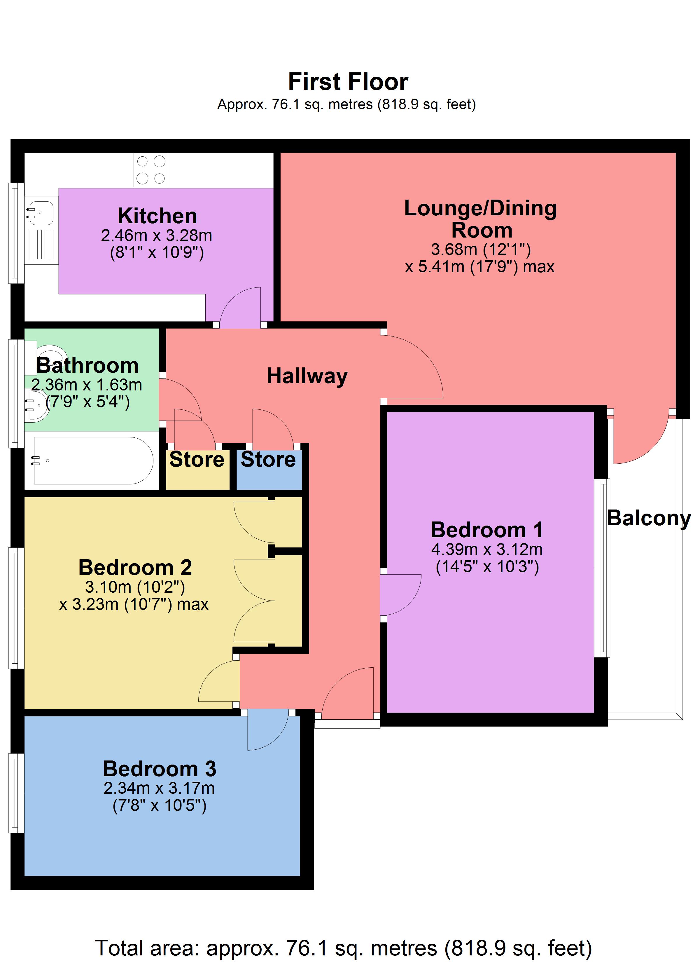 3 Bedrooms Flat for sale in Herga Court, Stratford Road, Watford, Hertfordshire WD17