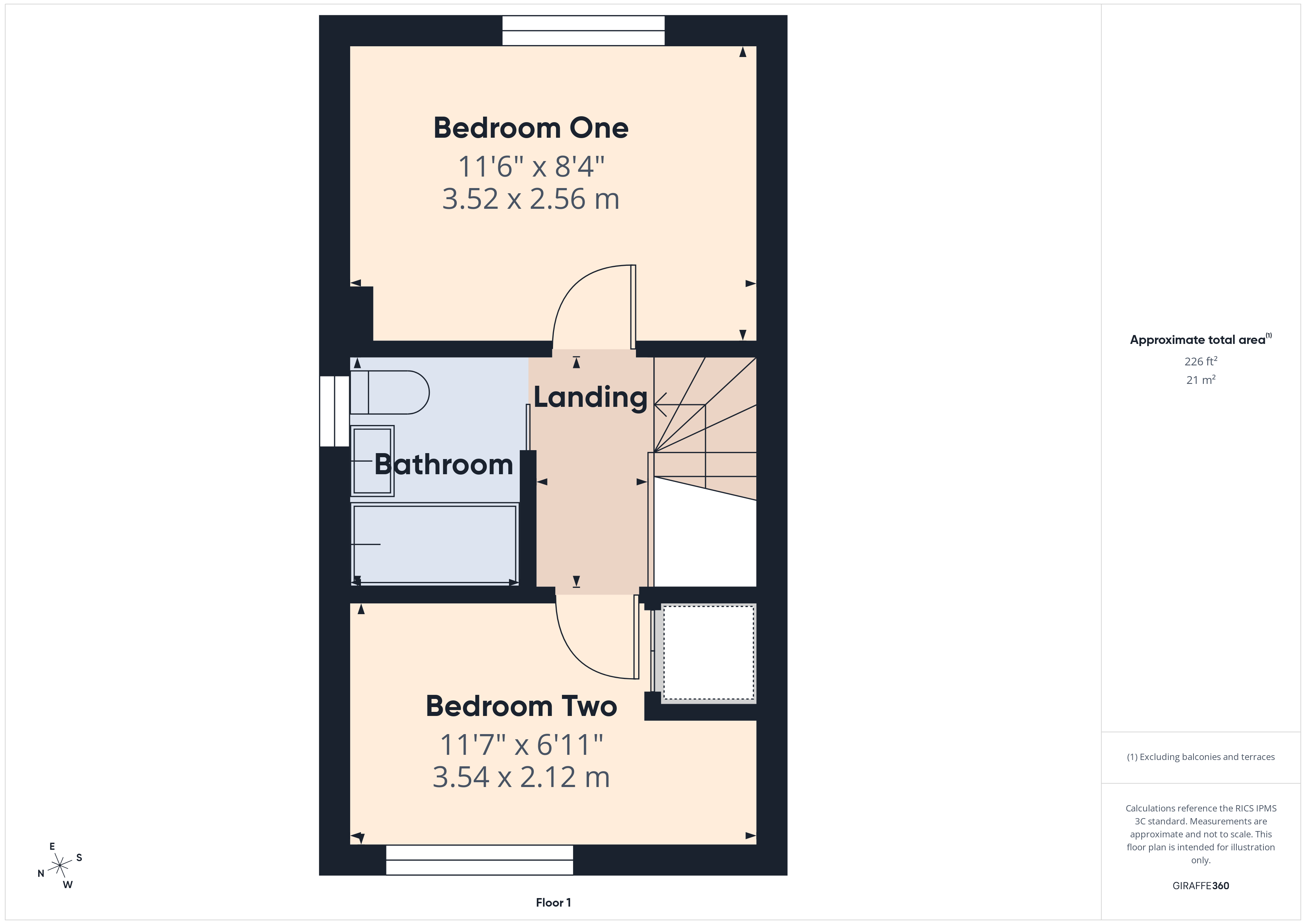 140, Allington Close, Taunton floorplan