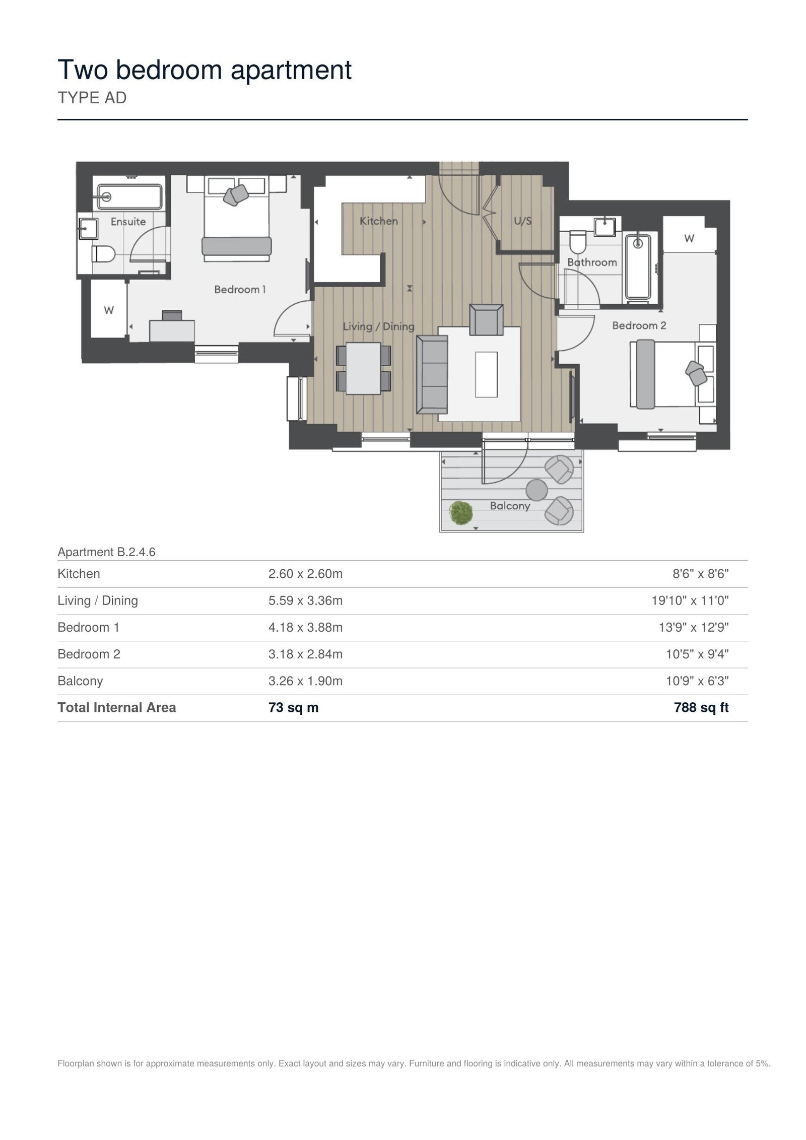 B2.4.6,The Pinnacle, London floorplan