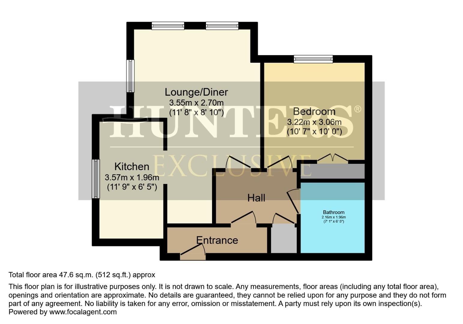 Flat 8, Harleston House, Lichfield floorplan