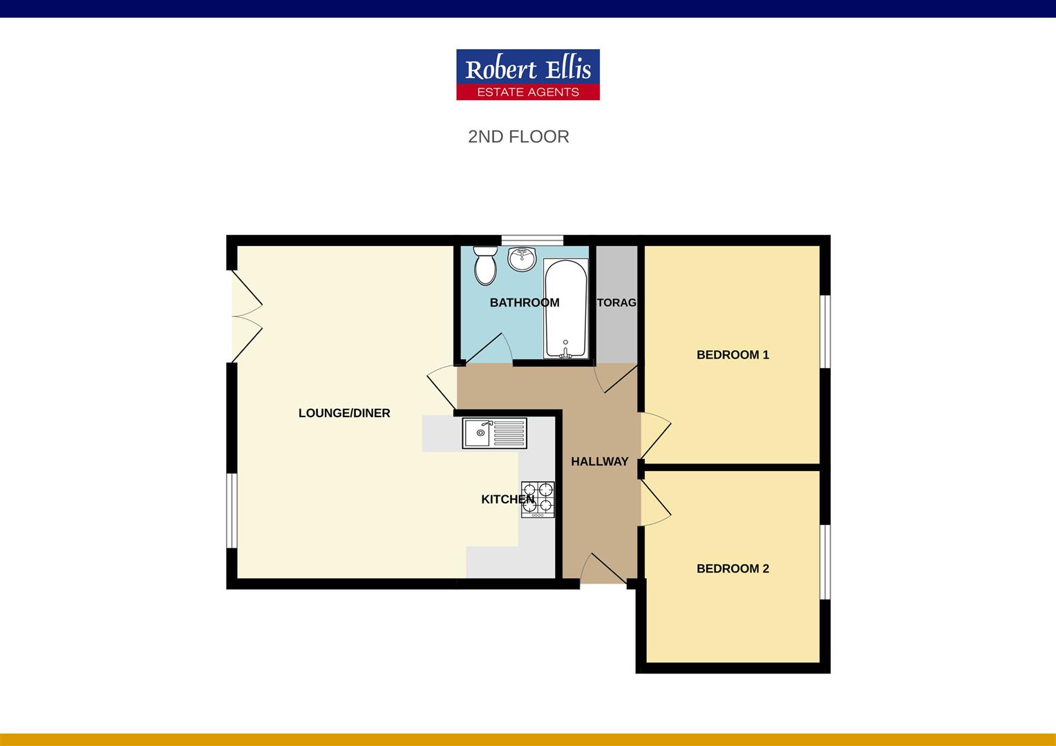 Flat 6, 8, Hickling Close, Nottingham floorplan
