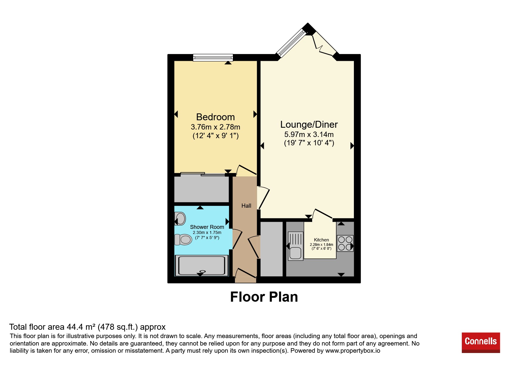 56, Roseacre Gardens, Welwyn Garden City floorplan