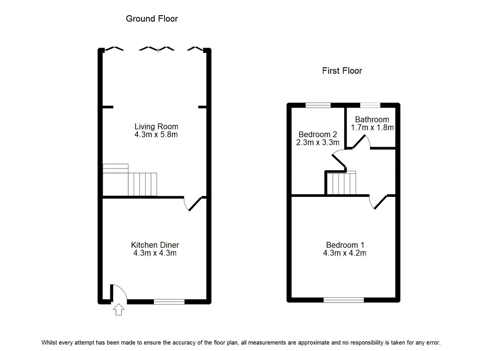 603, Walshaw Road, Bury floorplan