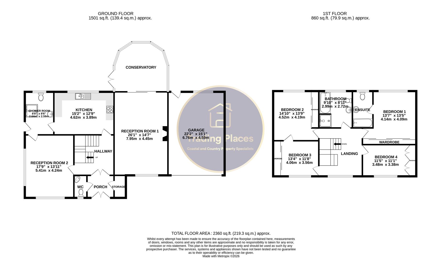 14, North Ridge, Whitley Bay floorplan