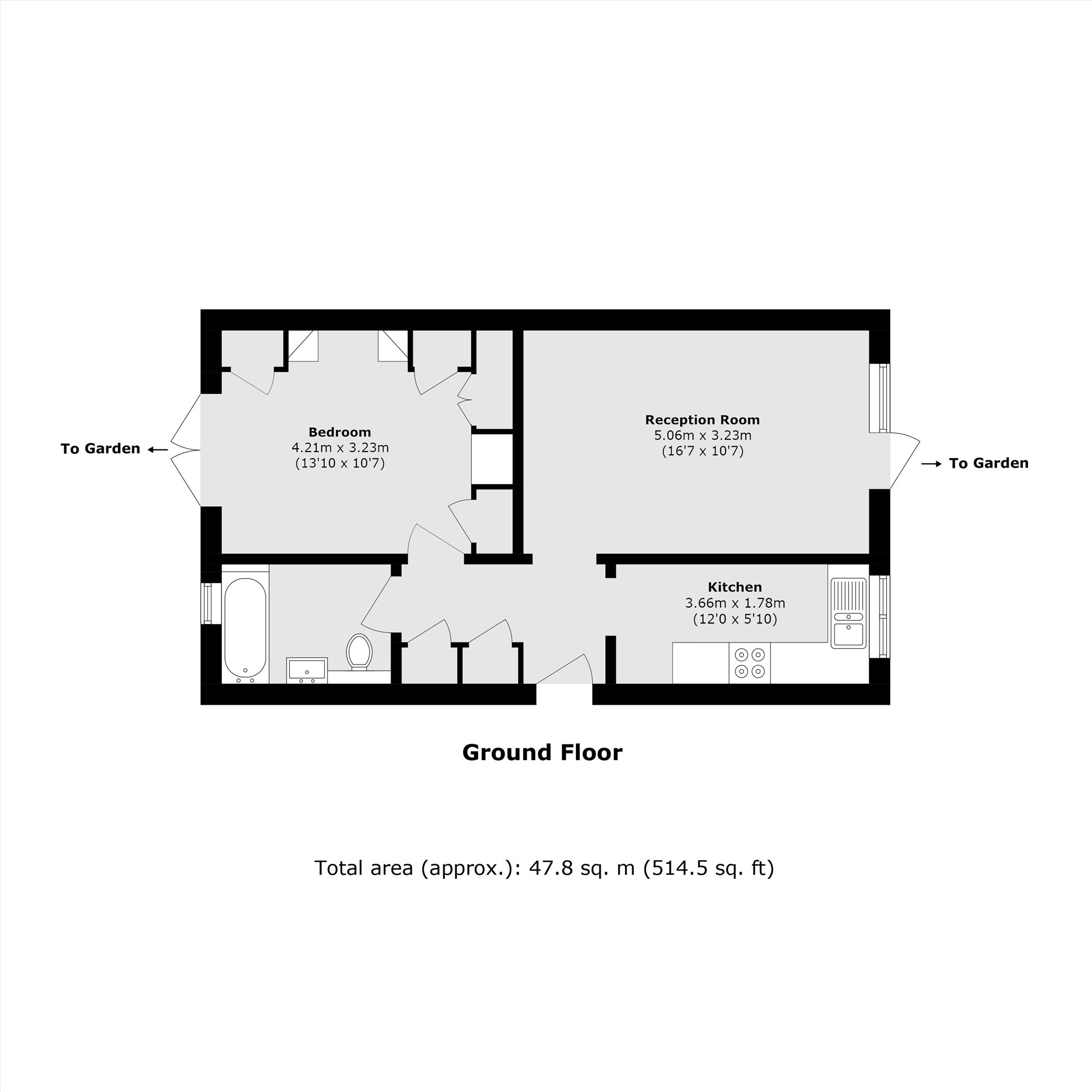 Brompton Park Crescent, London floorplan