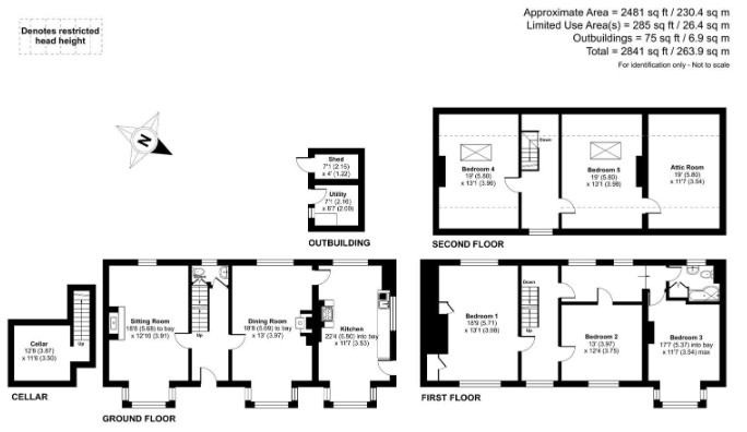 Sych House, 133, Cheshire Street, Market Drayton floorplan