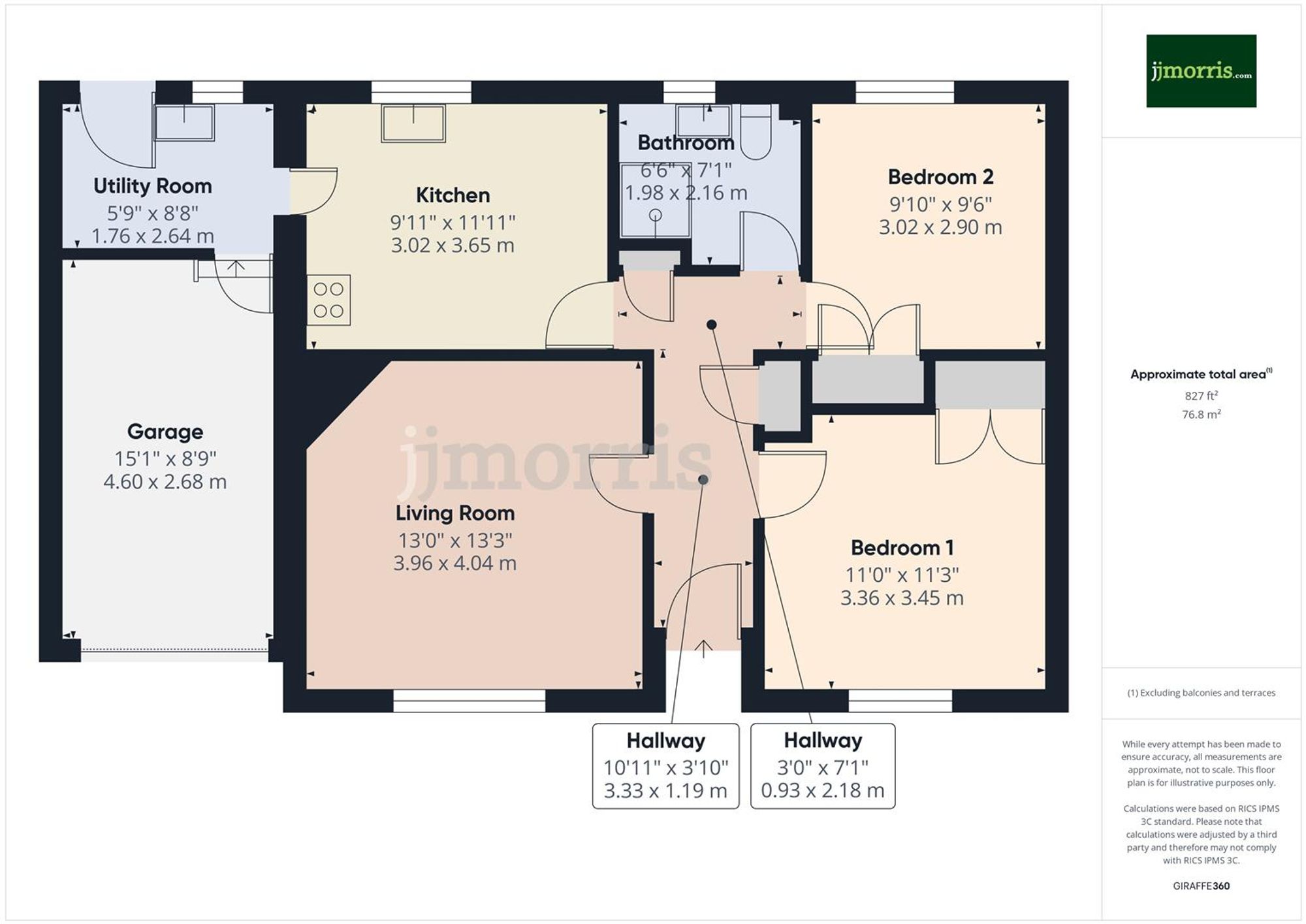 7 Maes Awel, Fishguard floorplan