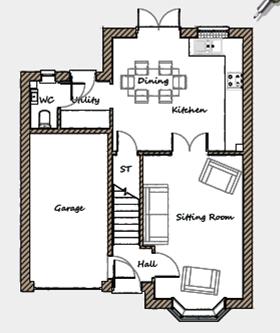The Alford- Kirby Woodlands, Priors Hall Park floorplan