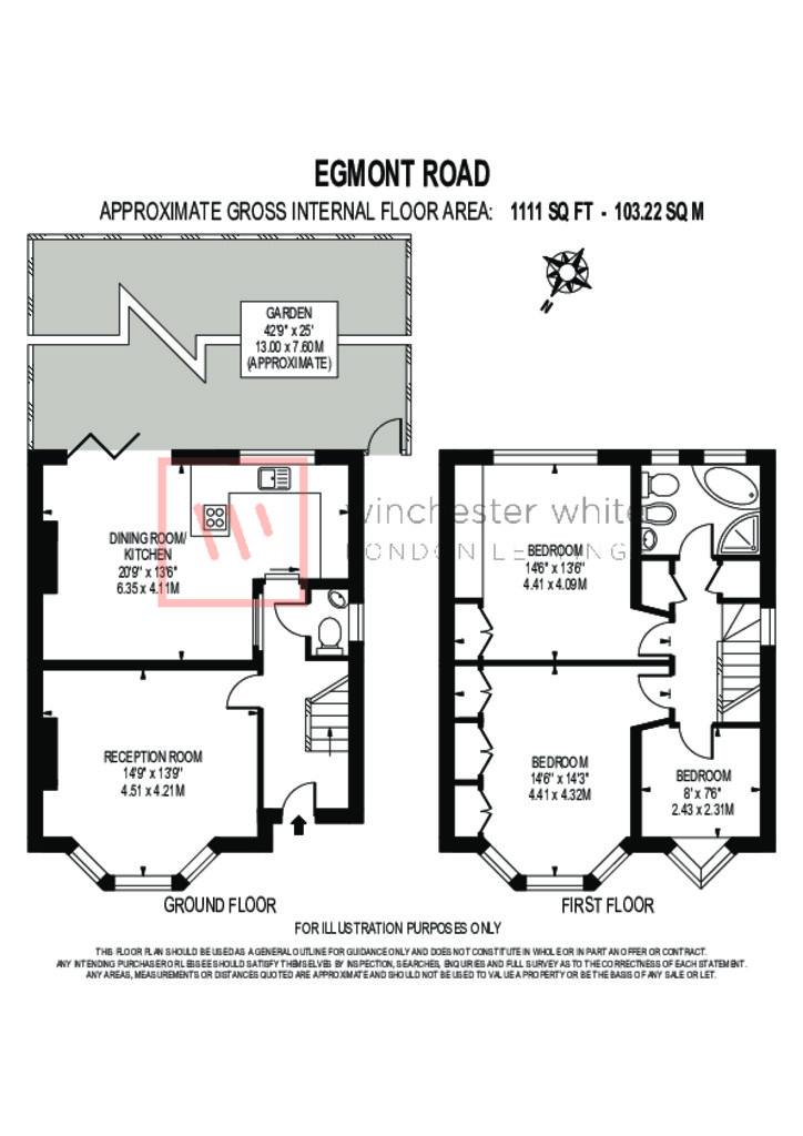 10, Egmont Road, London floorplan
